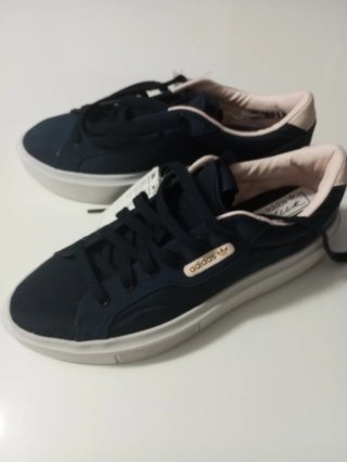 Zapatillas Adidas Mujer Azul y Rosa