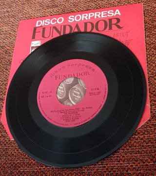 3 discos Sorpresa Fundador Pedro Domecq