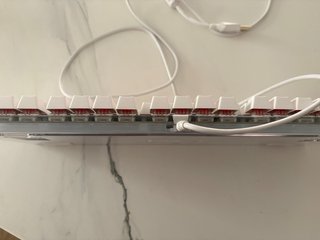 Teclado mecanico con cable gaming switch rojo