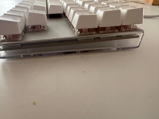 Teclado mecanico con cable gaming switch rojo