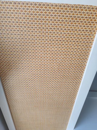 Vitrina Ikea Madera Rattan Cristal
