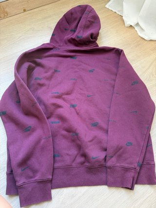 Sudadera Nike Morada Estampada