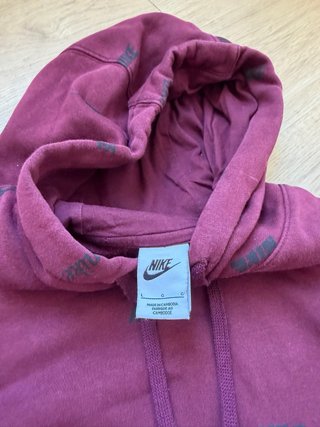 Sudadera Nike Morada Estampada