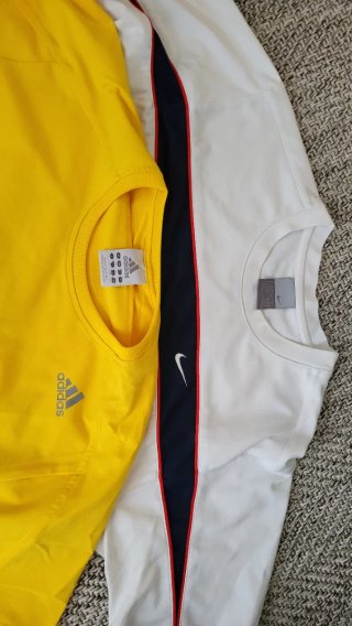 Lote 2 Camisetas Deportivas Nike y Adidas