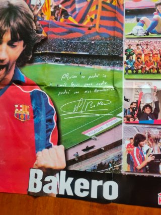 Póster Bakero FC Barcelona Sport 1991-93
