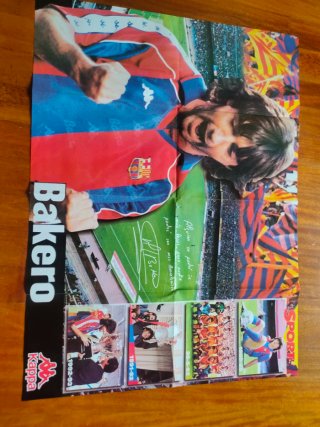 Póster Bakero FC Barcelona Sport 1991-93