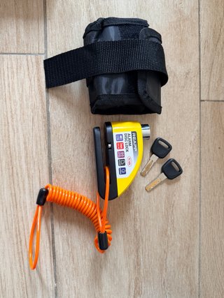 Antirrobo Pinza Moto con Alarma