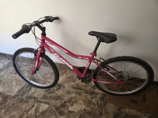 Bicicleta rosa 24