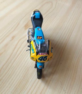 Maqueta Moto Valentino Rossi Aprilia 125cc GP 1996
