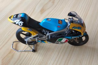 Maqueta Moto Valentino Rossi Aprilia 125cc GP 1996