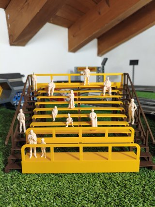Tribuna decorativa maquetas / Scalextric