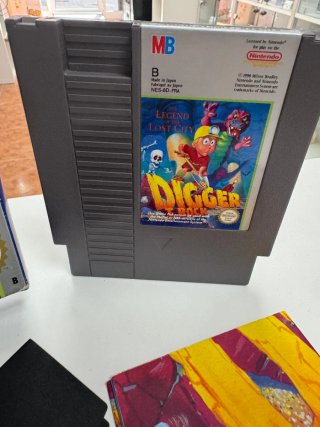 Digger T. Rock NES Milton Bradley Nintendo