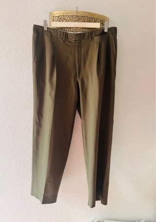 Pantalón pinzas Emidio Tucci caqui