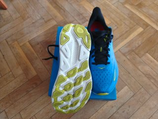 Zapatillas Hoka Clifton Azul/Amarillo
