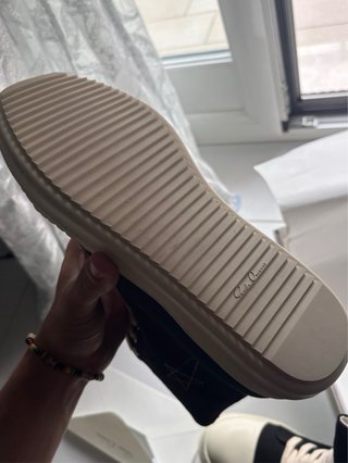 Scarpe Rick Owens High Top Nere
