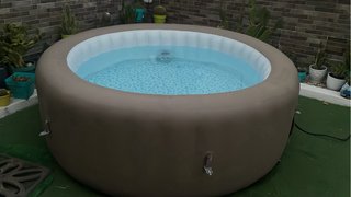 Jacuzzi Intex Lay-Z-Spa Marrón/Blanco