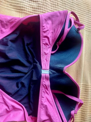 Bañador premamá fucsia talla única