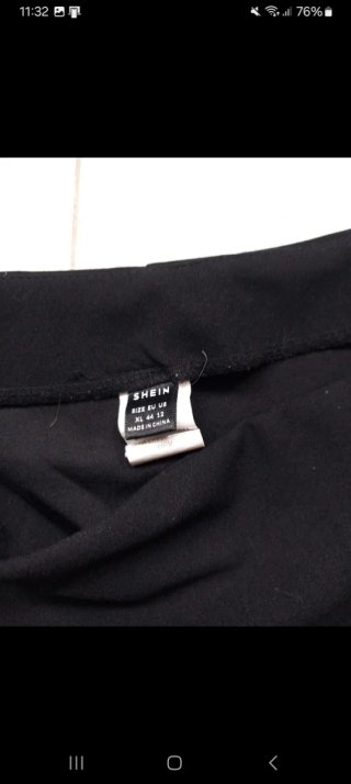 Falda pantalón Shein negra