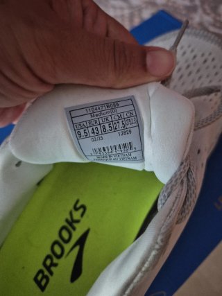Zapatillas Brooks Correr Talla 43 Gris/Blanco