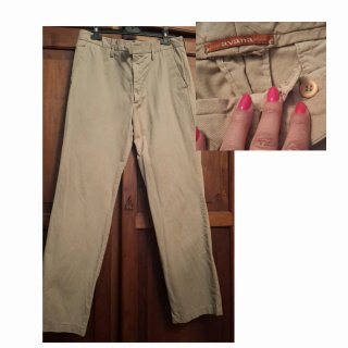 Pantalone uomo Havana beige/marrone TG 50 vita reg