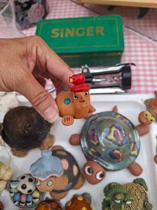 Figuras de tortugas decorativas(NO DAR A COMPRAR)