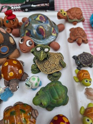 Figuras de tortugas decorativas(NO DAR A COMPRAR)