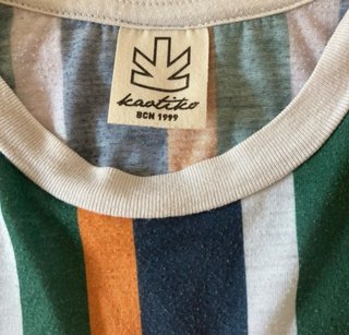 Camiseta Kaotiko rayas verticales