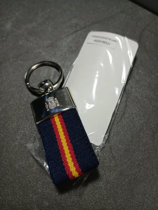 Llavero Bandera España Escudo Grabado Nuevo