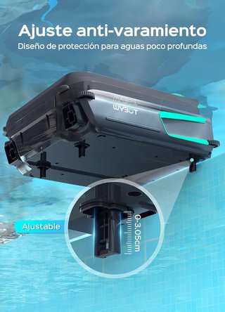 Skimmer Piscina Solar Wybot F1 Robot Flotante