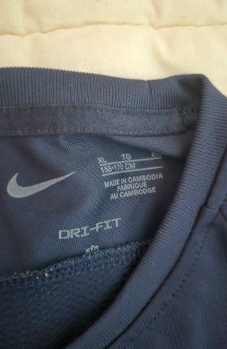 Maglia Nike Dri-FIT Allenamento Blu Navy S