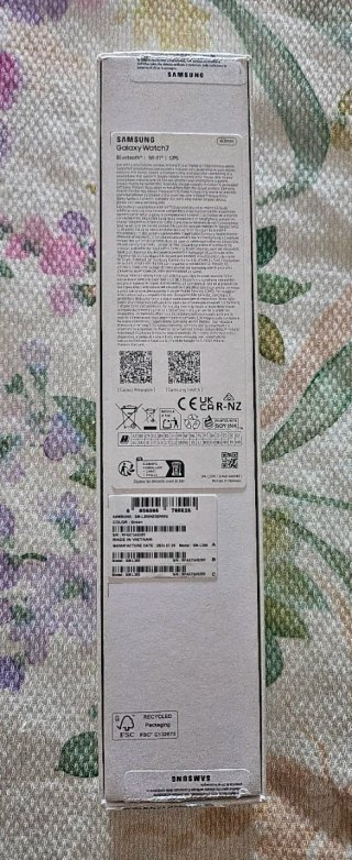 Samsung Watch 7 Grigio/Verde con Caricabatteria