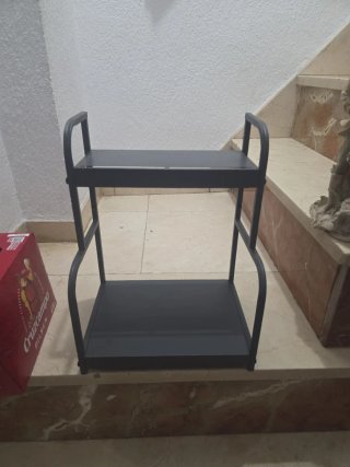 Estantería metálica de 2 baldas