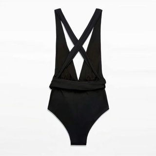Bañador Oysho Negro Cruzado completamente nuevo