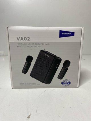 : Amplificador Voz Neewer VA02 + 2 Micrófonos