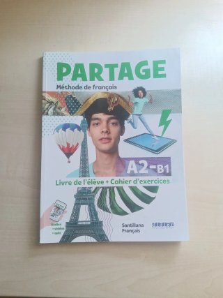 LIBRO FRANCES PARTAGE A2/B1 LIVRE+CAHIER