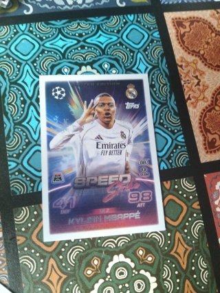 Kylian Mbappé Match Attax 25-26 Speed Strike