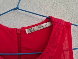 Vestido Zara Rojo Talla M