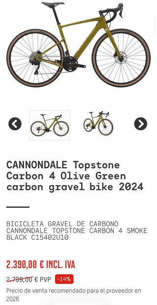 Bicicleta Gravel Cannondale Topstone Carbon 4