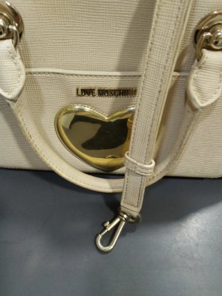 Bolso Moschino Beige y Dorado