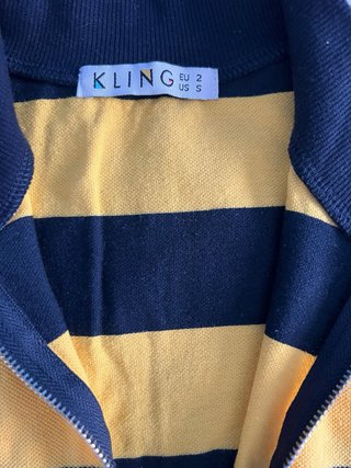 Vestido corto KLING rayas amarillo y negro  TallaS