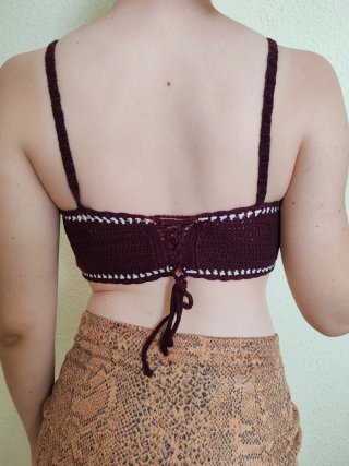 Top Verano Crochet Pull&Bear M