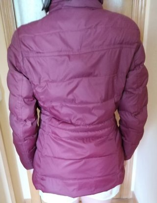 Chaqueta plumífero Tommy Hilfiger color berenjena