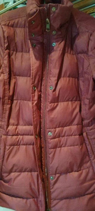 Chaqueta plumífero Tommy Hilfiger color berenjena
