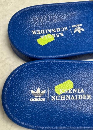 Chanclas Adidas Mujer Estampado Floral Azul Rosa