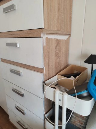 Cajonera alta madera