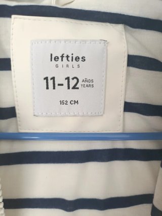 Chaqueta cortavientos Lefties blanca 11-12.
