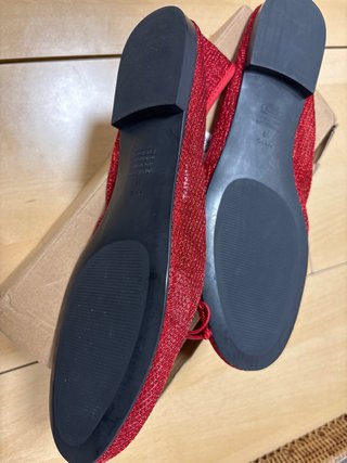 Manoletinas Mango Rojas Talla 39