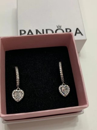 Pendientes Pandora Corazón Circonitas aro