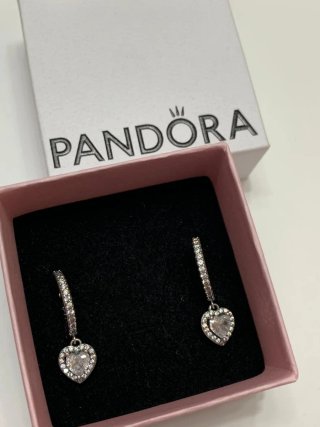 Pendientes Pandora Corazón Circonitas aro