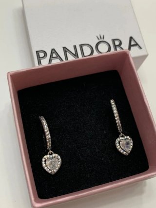 Pendientes Pandora Corazón Circonitas aro